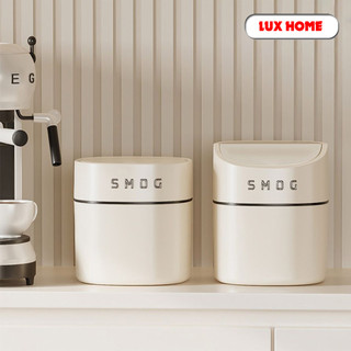 Thùng rác mini để bàn thiết kế mới ngăn mùi hiệu quả kiểu dáng nắp gập và nắp lật