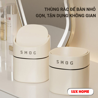 Thùng rác mini để bàn thiết kế mới ngăn mùi hiệu quả kiểu dáng nắp gập và nắp lật