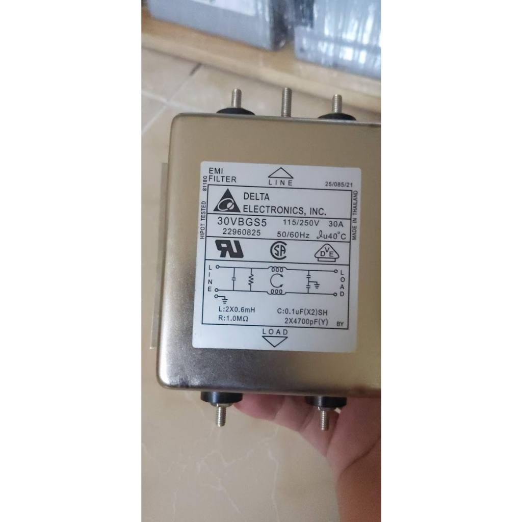 Lọc nguồn điện, lọc nguồn Audio Delta - thương hiệu Mỹ 1 phase 30A đúc ...