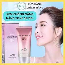 Kem Chống Nắng Chống Tia UV  SPF 50+  Dưỡng Da Trắng Hồng Rạng Rỡ