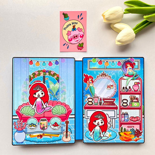 Ngôi nhà Nàng tiên cá Ariel tocaboc - Toca Life World - Búp bê giấy