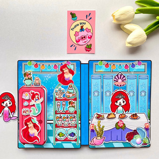 Ngôi nhà Nàng tiên cá Ariel tocaboc - Toca Life World - Búp bê giấy