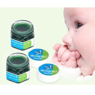 Chuẩn Thái - Dầu cù là bôi giảm muỗi đốt cho Bé Green Blam Mosquito , giảm côn trùng cắn