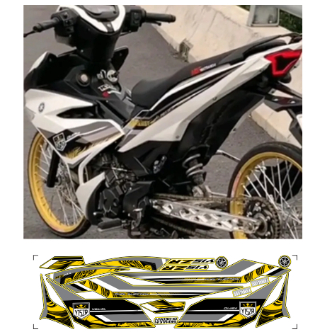 tem rời EXCITER 150C cao câp mẫu Y15zr đa dạng màu sắc