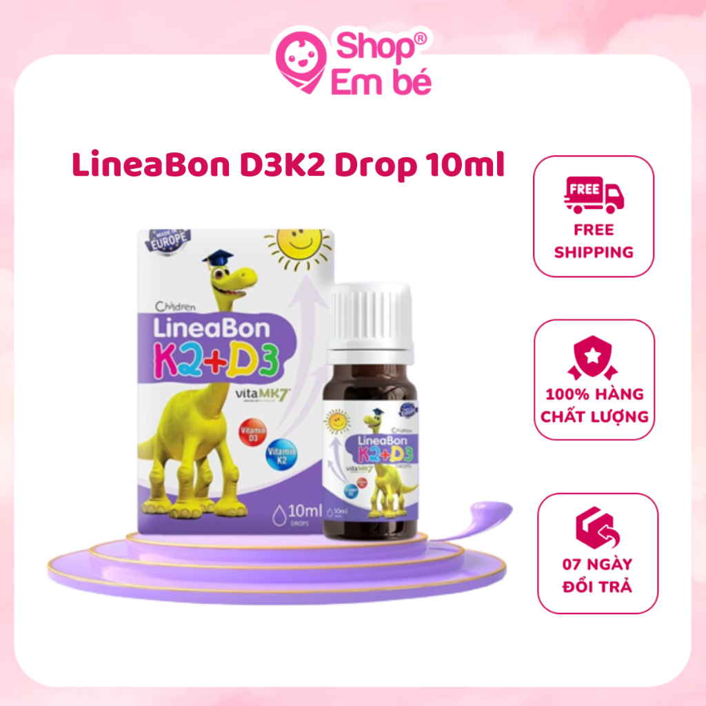Vitamin D3 + K2 Lineabon Drops 10ml Shopee Việt Nam