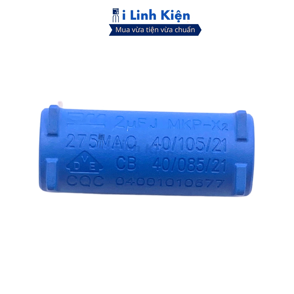 Tụ bếp từ 0.24UF 0.27UF 0.33UF 2UF 4UF 5UF 6UF 7UF 8UF 10UF đảm bảo chất lượng ilinhkien.