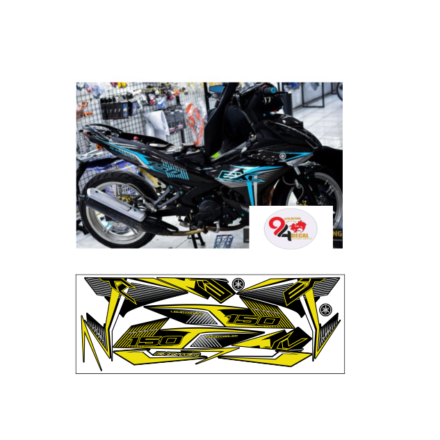 tem rời EXCITER 150C cao cấp đa dạng màu sắc
