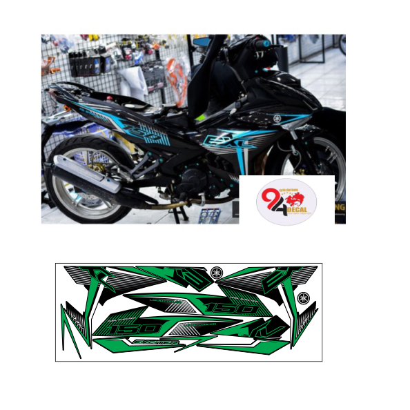 tem rời EXCITER 150C cao cấp đa dạng màu sắc