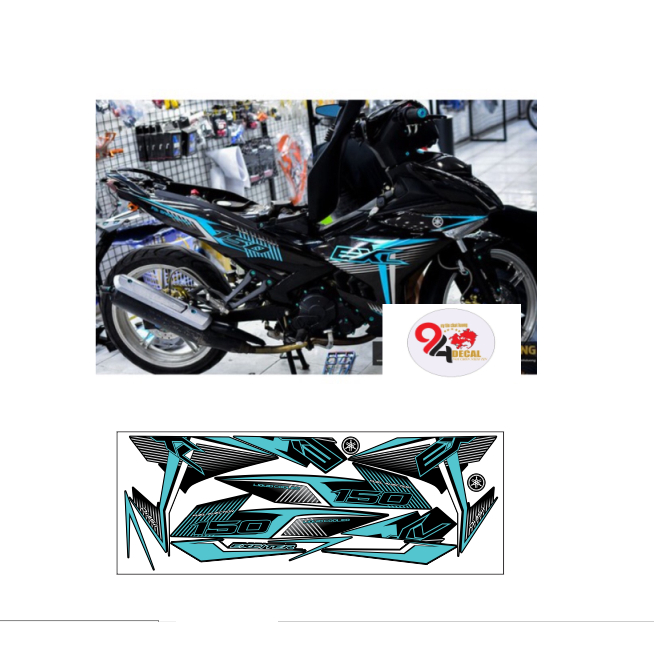 tem rời EXCITER 150C cao cấp đa dạng màu sắc