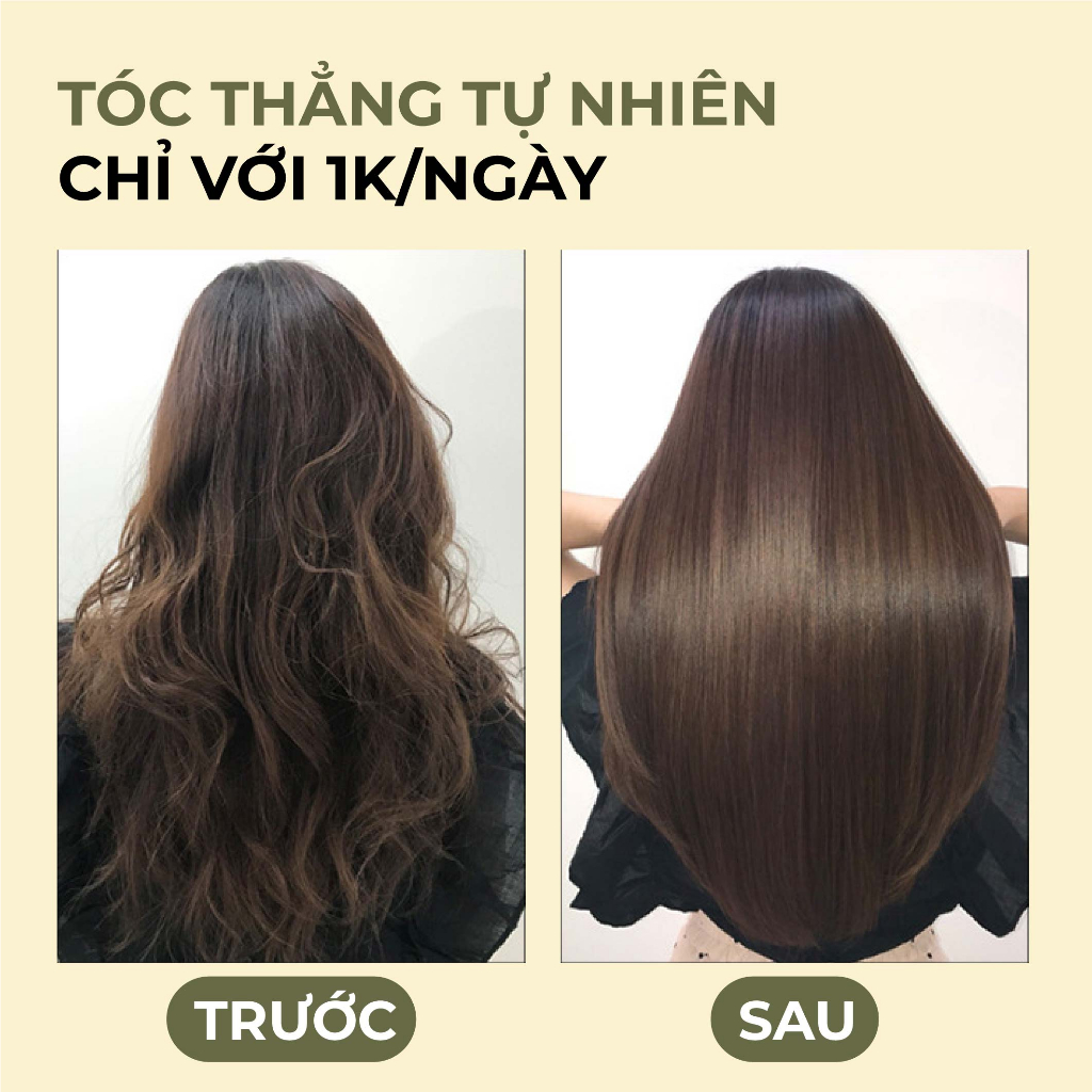 Thuốc duỗi tóc tại nhà thành phần Olive phục hồi không làm tổn thương tóc Sakuza Hair Straightening Cream 250ml
