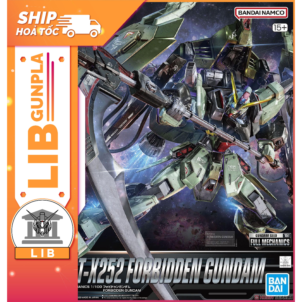 Mô hình lắp ráp Bandai Gundam FM / Full Mechanics 1/100 Forbidden ...