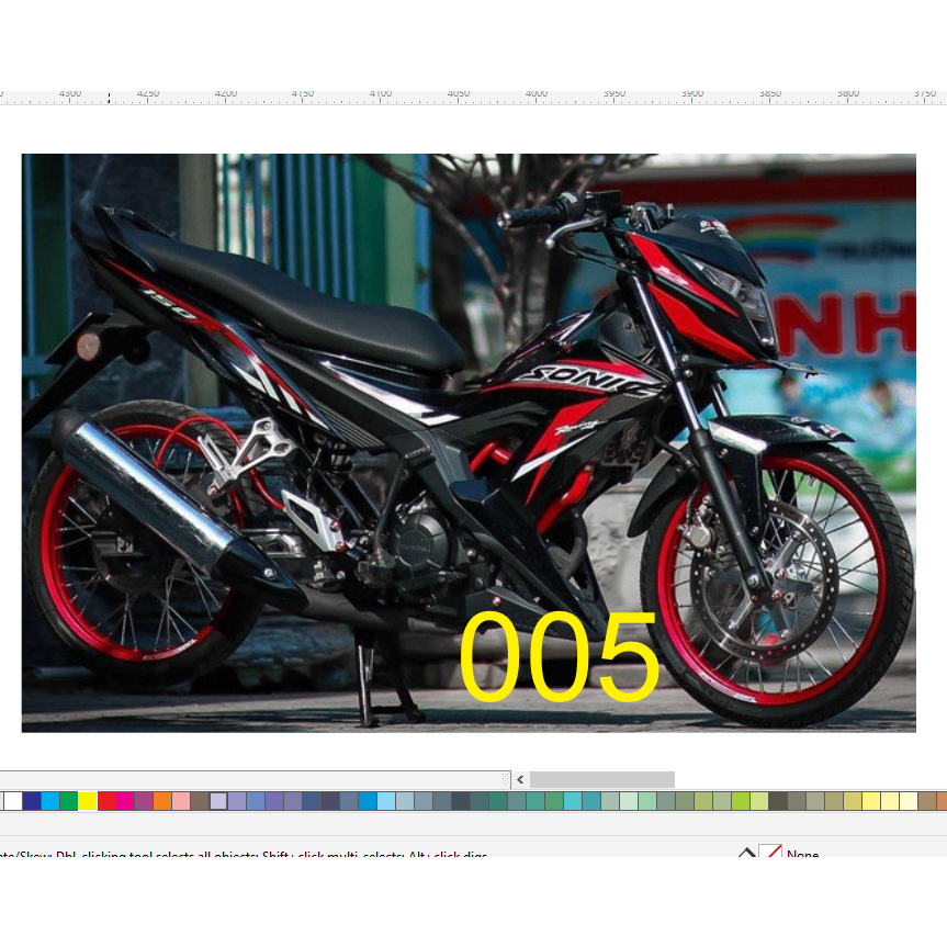 tem rời SONIC 150C cao cấp đa dạng màu sắc