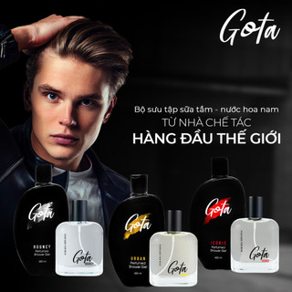 Combo Nước hoa và Sữa tắm Nam Gota 2in1 hương thơm sang trọng, bản lĩnh