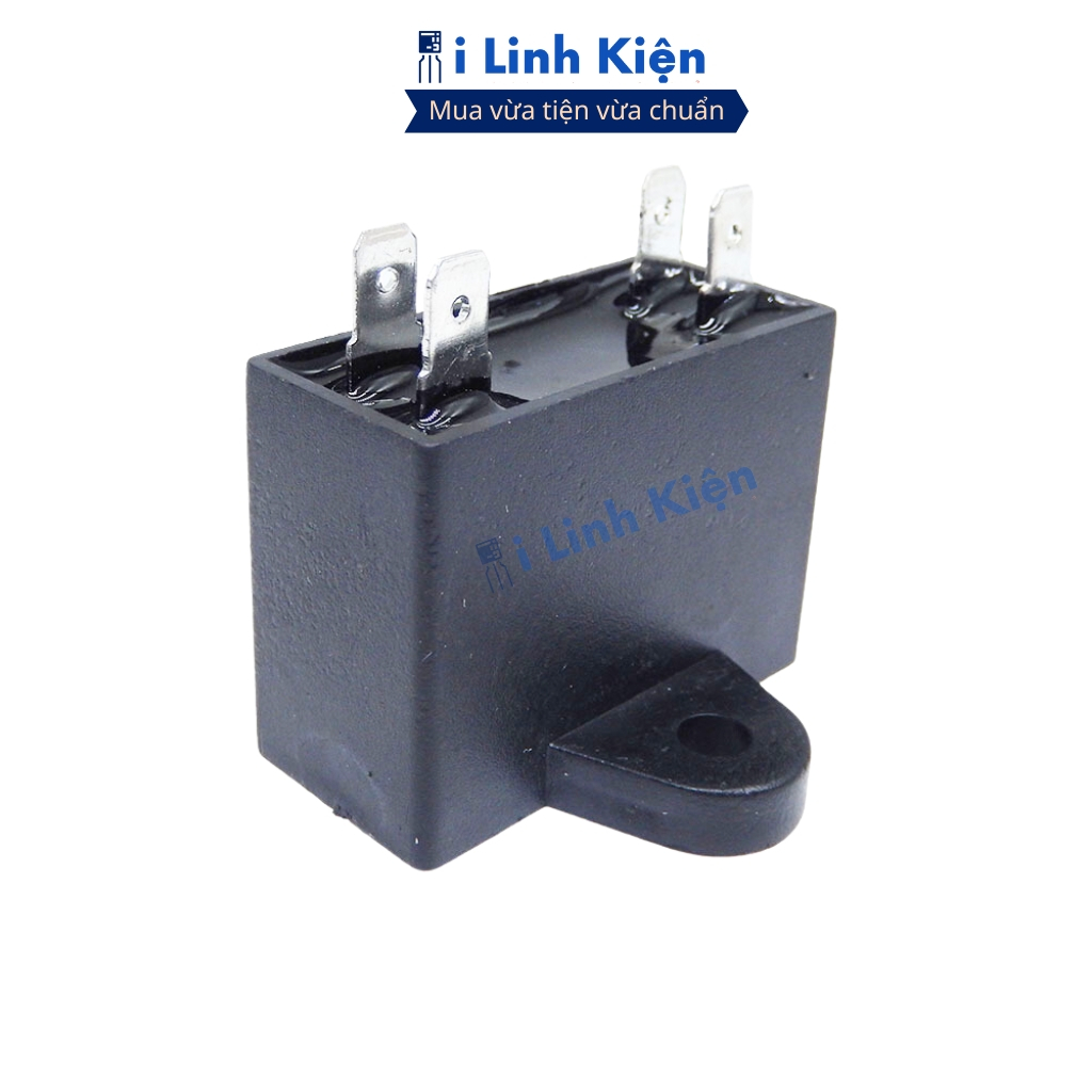 Tụ quạt 450VAC 1uF - 12uF cbb61 chân cắm jack chính hãng ilinhkien.