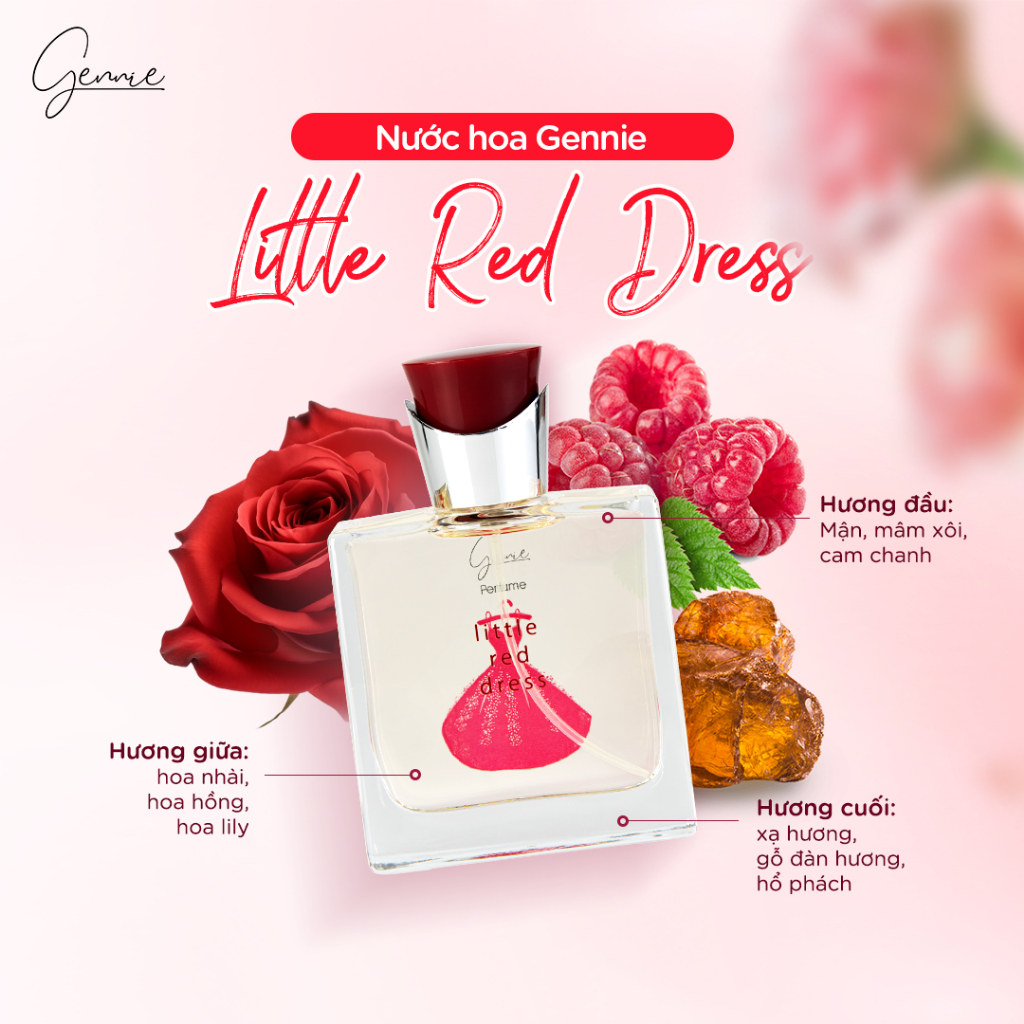Ảnh Bộ đôi Nước hoa Nữ Gennie Little Rose + Red Dress 50ml 3