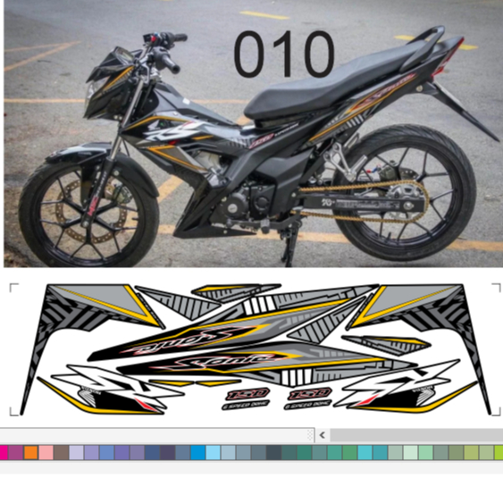 tem rời SONIC 150C cao cấp đa dạng màu sắc