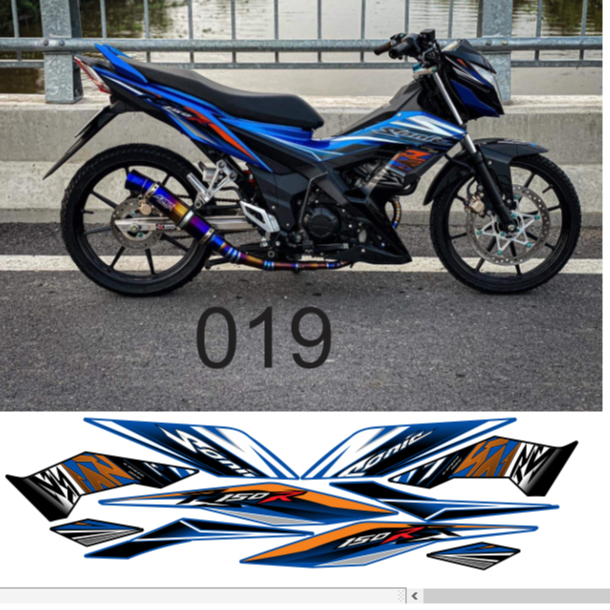 tem rời SONIC 150C cao cấp đa dạng màu sắc
