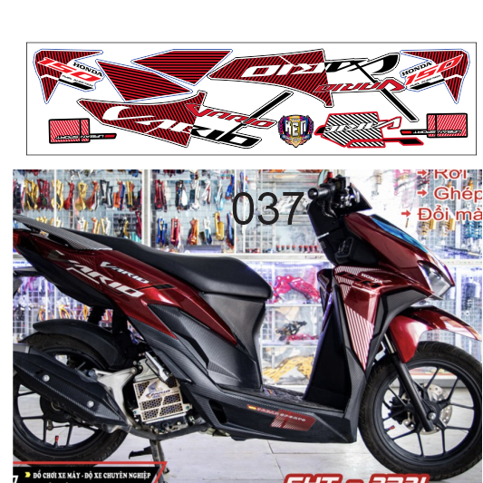 tem rời VARIO 150C cao cấp đa dạng màu sắc