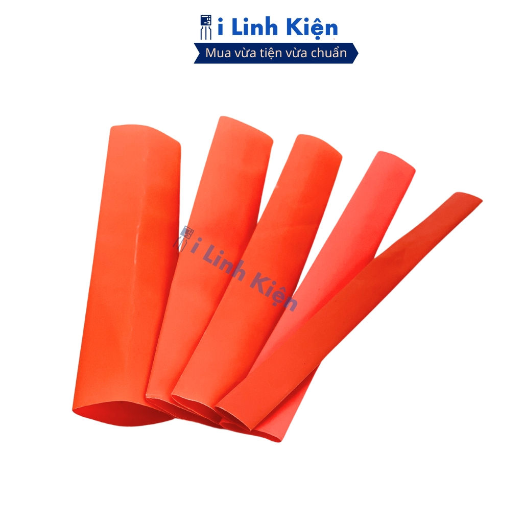 Ống gen co nhiệt cách điện màu đỏ 1mm-10mm dài 5 mét chất lượng cao ilinhkien.
