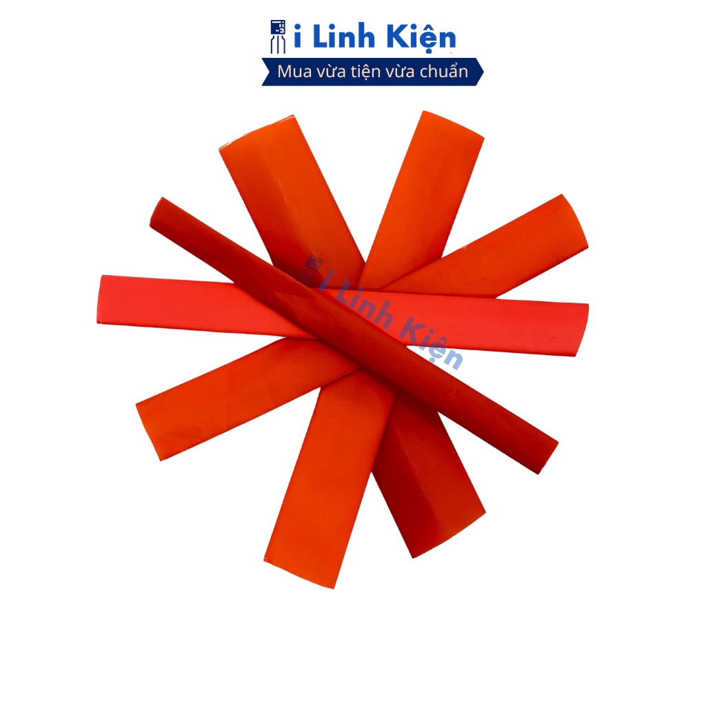 Ống gen co nhiệt cách điện màu đỏ 1mm-10mm dài 5 mét chất lượng cao ilinhkien.