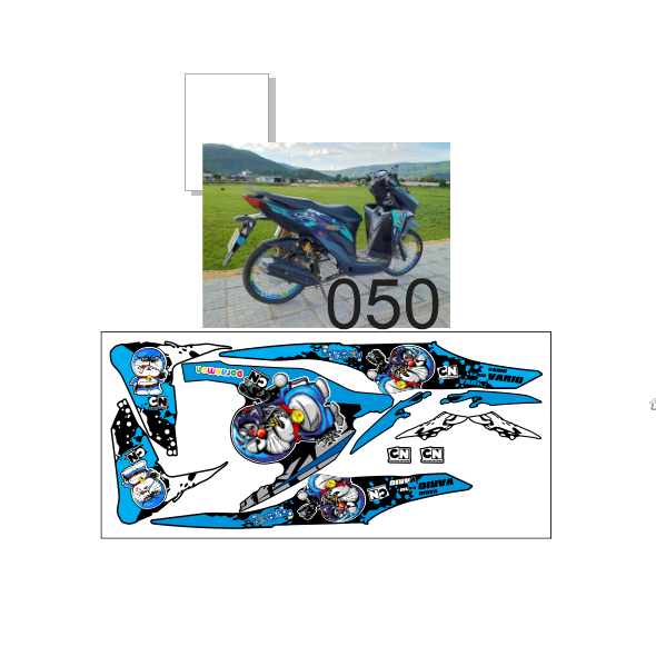 tem rời VARIO150C cao cấp đa dạng màu sắc