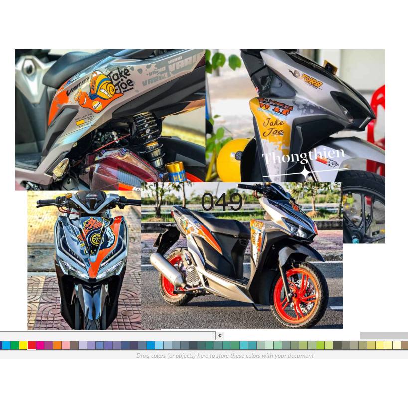 tem rời VARIO150C cao cấp đa dạng màu sắc