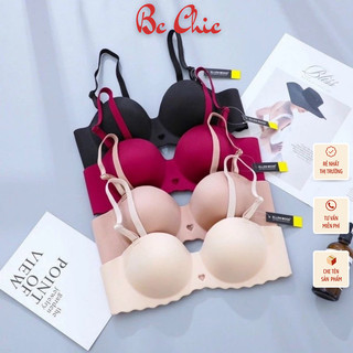 Áo Ngực Đúc Su Không Gọng Quả Ngang Đệm Bàn Tay Mã 2218 BC _CHIC LINGERIE