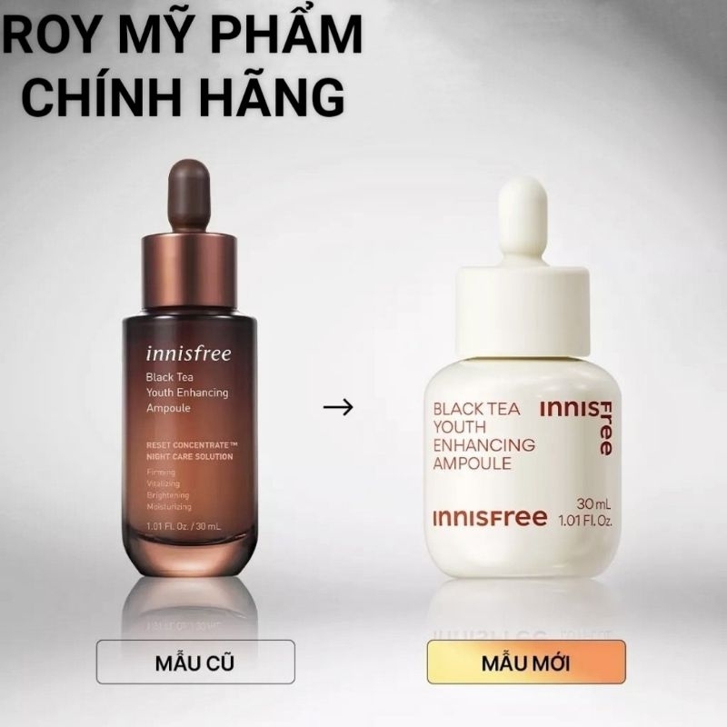 Tinh chất phục hồi da và chống lão hóa trà đen INNISFREE 30ml | Shopee ...