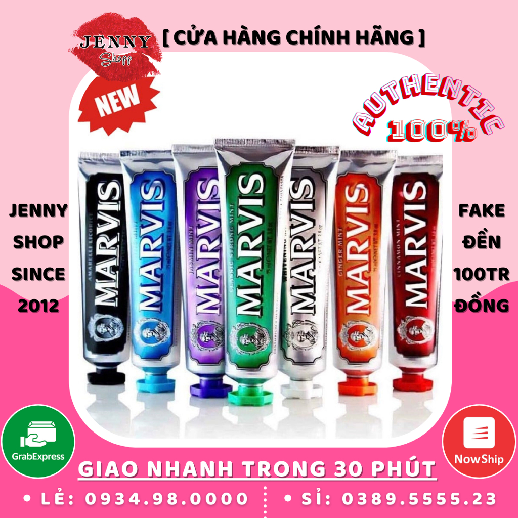 Dòng Kem Đánh Răng Marvis Fluoride Toothpaste 85ml Shopee Việt Nam
