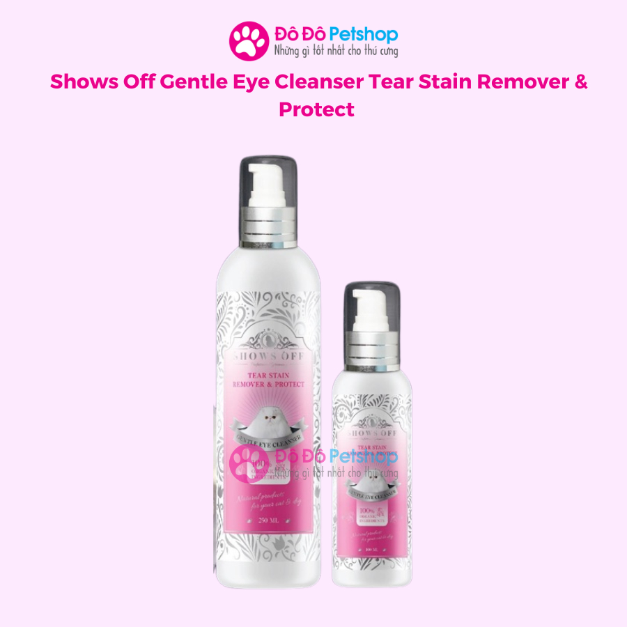 Shows Off Gentle Eye Cleanser Tear Stain Remover Protect Nước