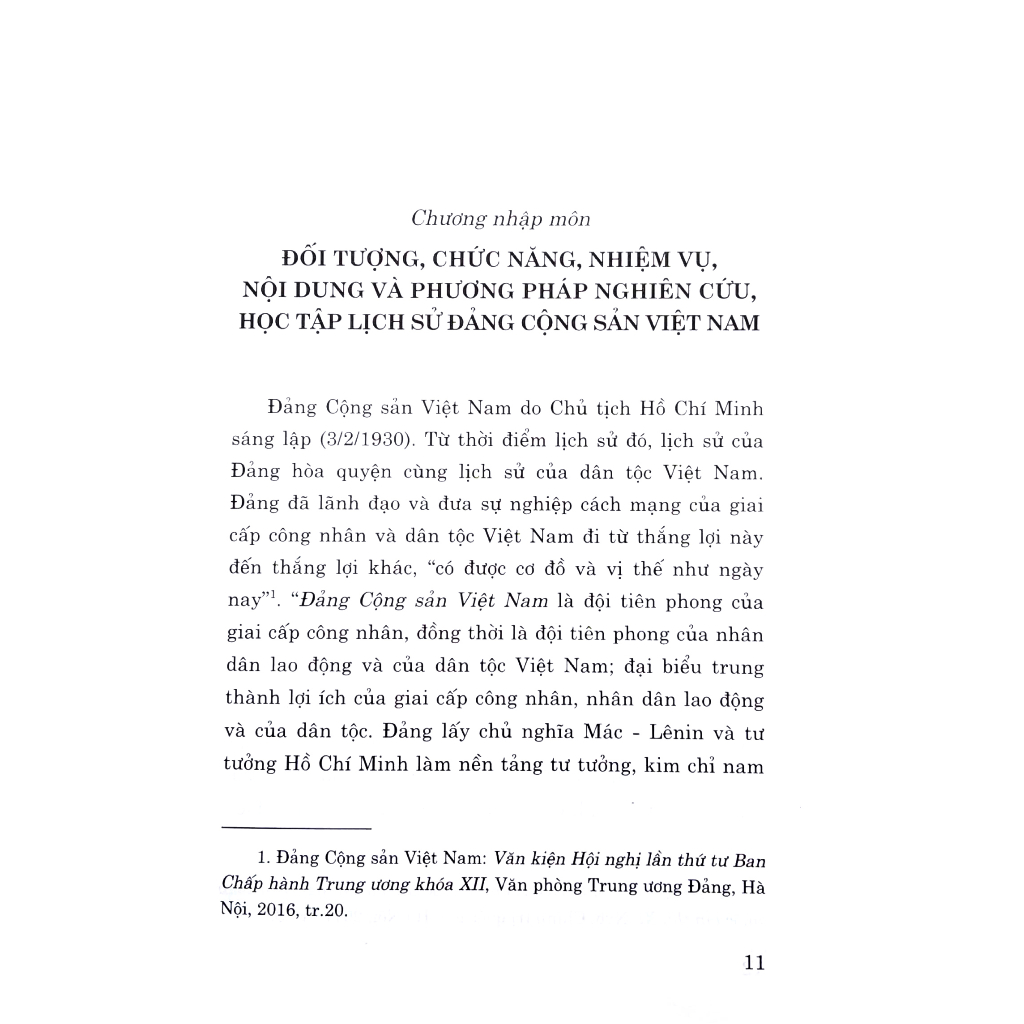 Ảnh Sách - Giáo Trình Lịch Sử Đảng Cộng Sản Việt Nam (Dành Cho Bậc Đại Học Hệ Không Chuyên Lý Luận Chính Trị) 3