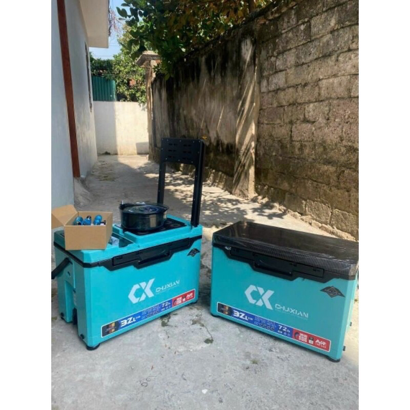 Thùng câu đài chuxian 32 lít hàng loại 1 chính hãng siêu bền nhựa abs đầy đủ màu đen,vàng,đỏ, tím, xám