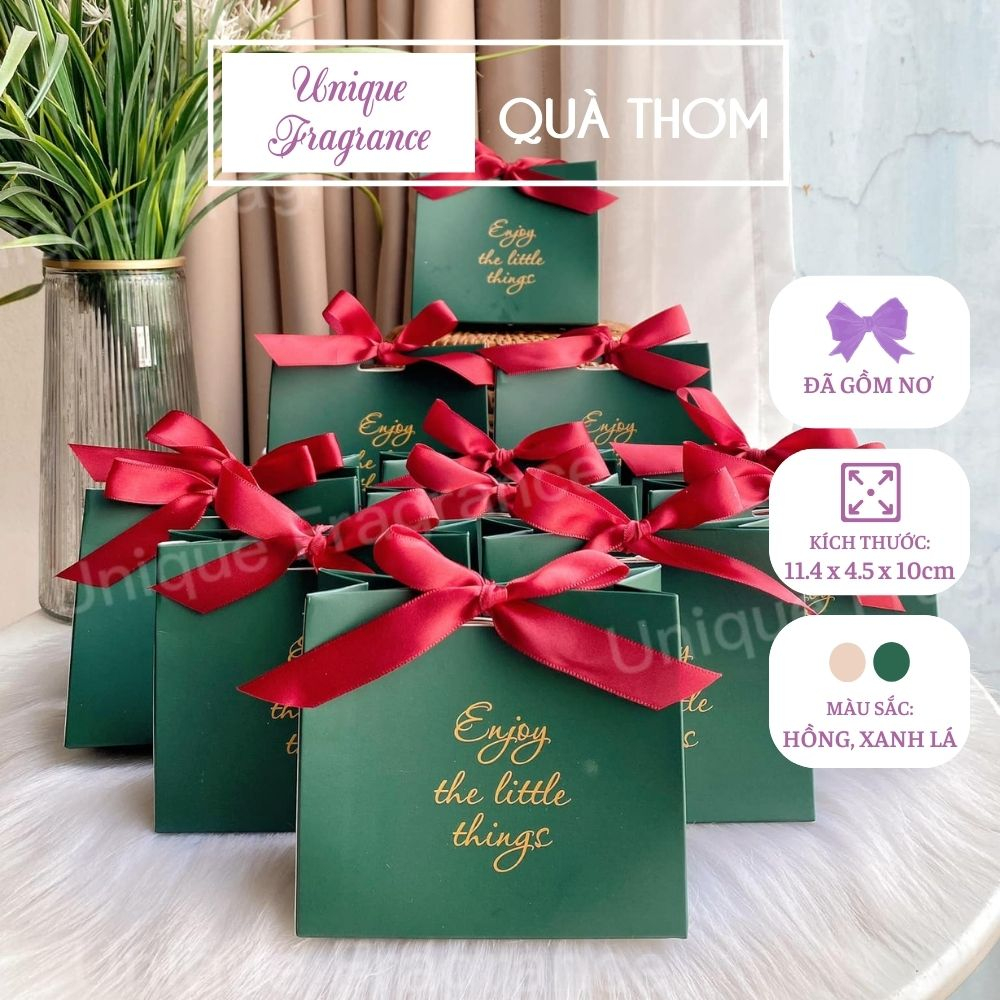 Hộp quà cưới tặng khách tới đám cưới - set 10 hộp quà tặng - hộp giấy ...