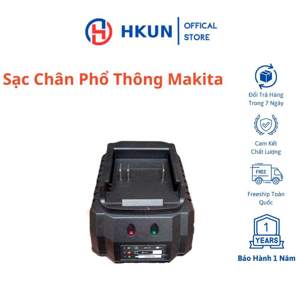 Sạc pin máy khoan pin, máy bắt vít máy siết bulong chân pin thông dụng