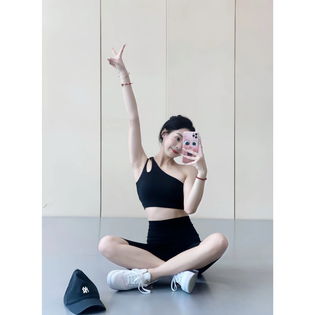 Áo ngực thể thao cho nữ FitHer thiết kế lệch vai cut-out lưng