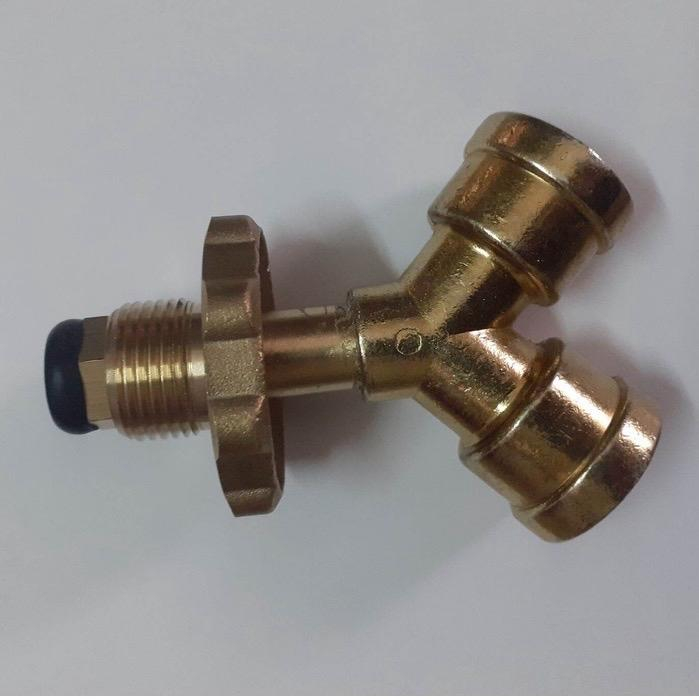 Bộ chia gas chữ Y- Chia 1 bình gas sử dụng 2 bếp gas