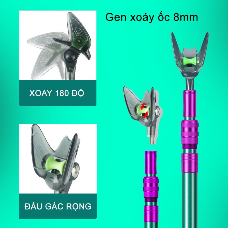 Gác cần MC săn hàng carbon siêu khoẻ và bền
