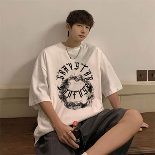 Áo phông nam nữ form rộng tay lỡ in hình Gray Star phong cách đường phố hot trend 2023