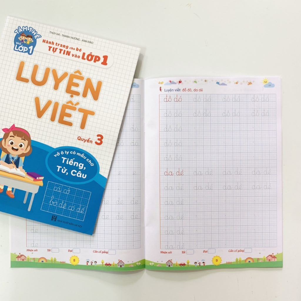 Sách - Bộ 3 Luyện Viết - Hành trang cho bé tự tin vào lớp 1
