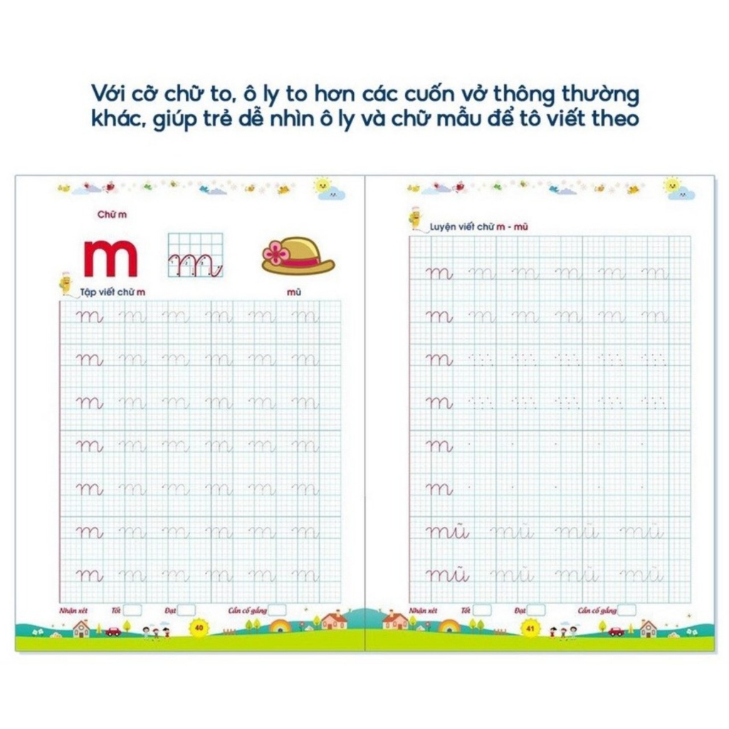Sách - Bé Tập Tô Tập Viết Chữ To - Dành cho trẻ từ 4-6 tuổi