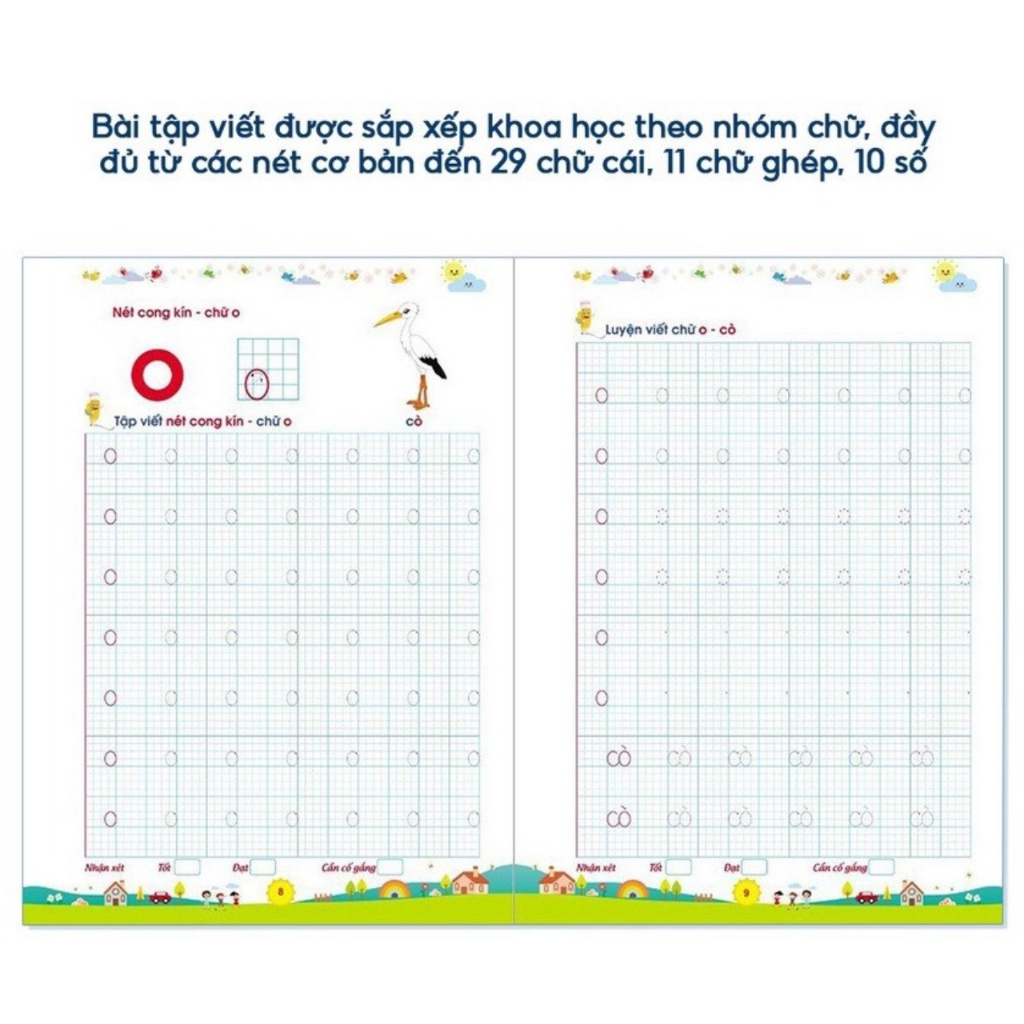 Sách - Bé Tập Tô Tập Viết Chữ To - Dành cho trẻ từ 4-6 tuổi