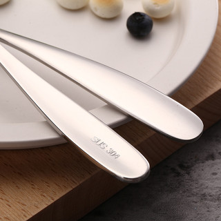INOX 304 - Combo 5 Chiếc Thìa Vuông Đáy Bằng Độc Đáo (3 Kích Cỡ Chọn)