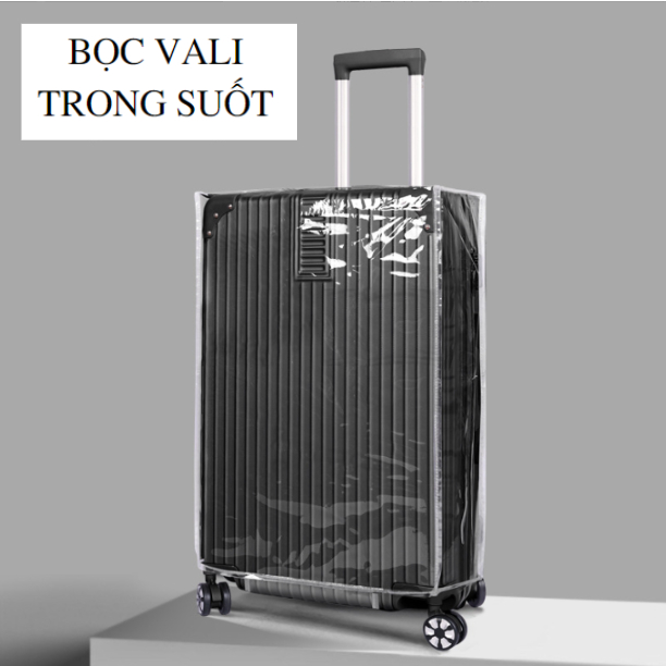 Áo Trùm Bọc Vali Chống Trầy Xước Đủ Size 20-22-24-26-28-29-30 Bọc Vali Trong Suốt Đi Du Lịch