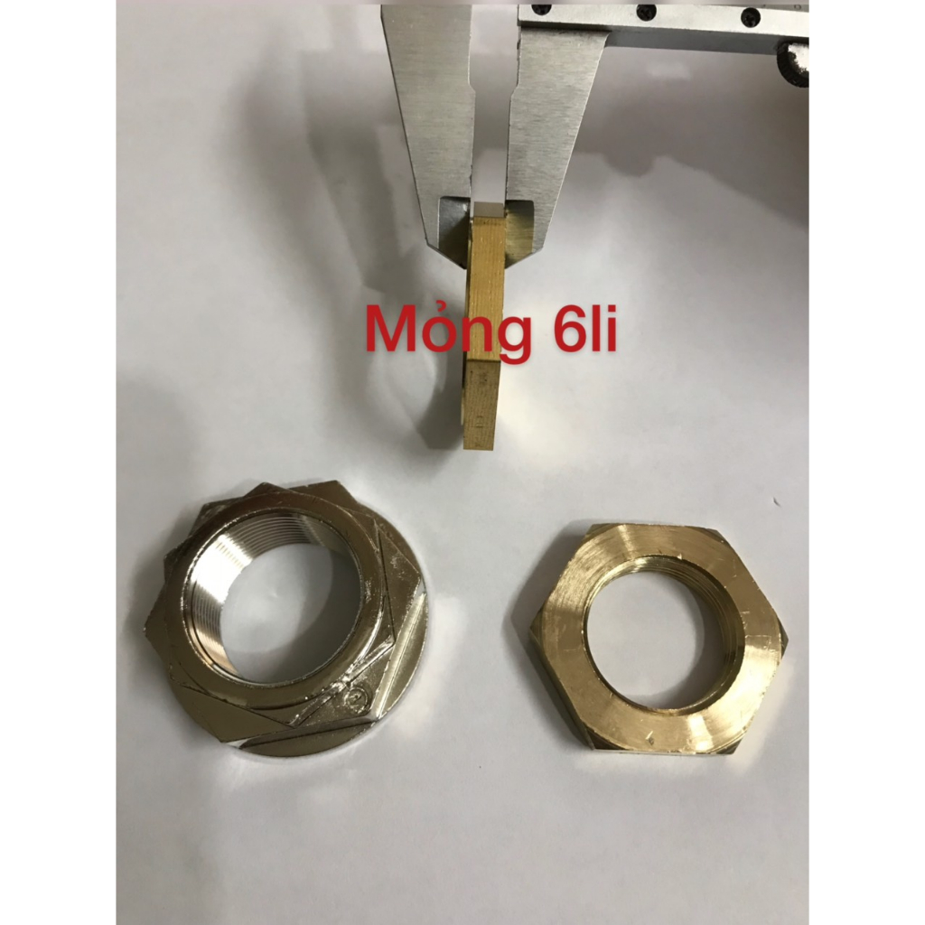 Ốc đầu khẩu hãm lồng máy giặt lục giác 36mm,38mm - Ecu siết lồng máy ...