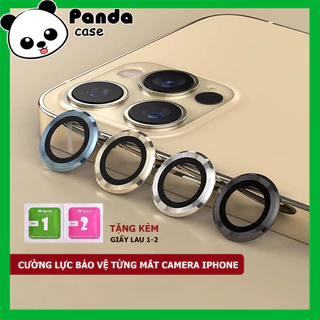 Bộ dán bảo vệ từng mắt camera iphone bằng kim loại chống xước, chống lóa cho ip 13promax/13pro/13...12/12promax/11/11pro