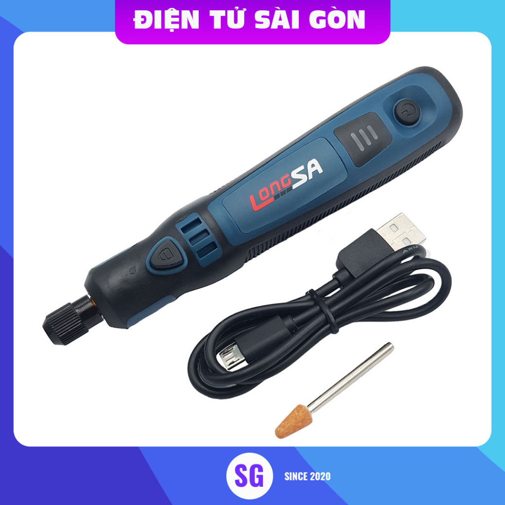 Máy khoan mài mini cầm tay dùng pin 3 tốc độ LongSa TY-CM01 | Shopee ...