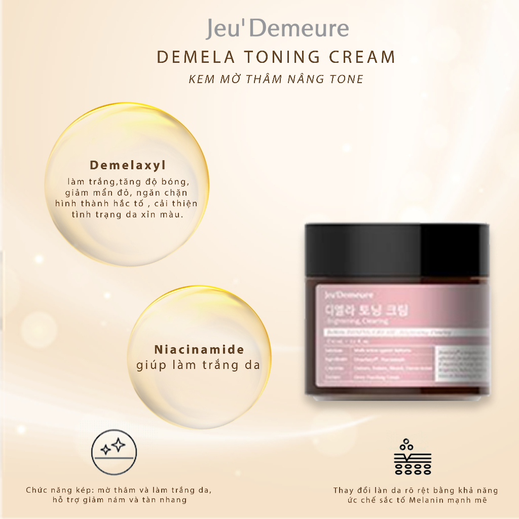 Combo siêu căng bóng, mờ thâm ban ngày - Jeu'Demeure