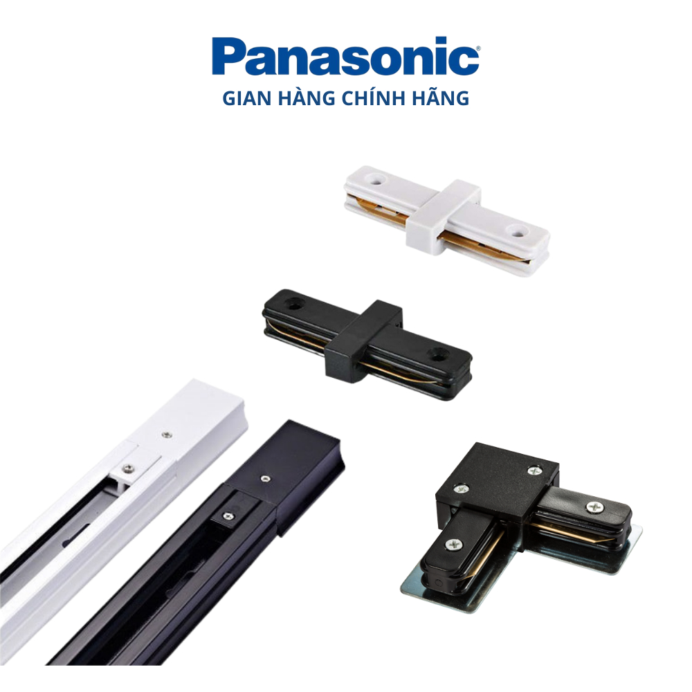 Phụ kiện đèn rọi ray Panasonic Thanh ray, Nối ray chữ I, Nối ray chữ L ...