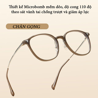 Gọng kính cận nữ nam cao cấp kính giả cận phong cách Hàn Quốc siêu hit hot cute cá tính thời trang cháy phố HANASO 126
