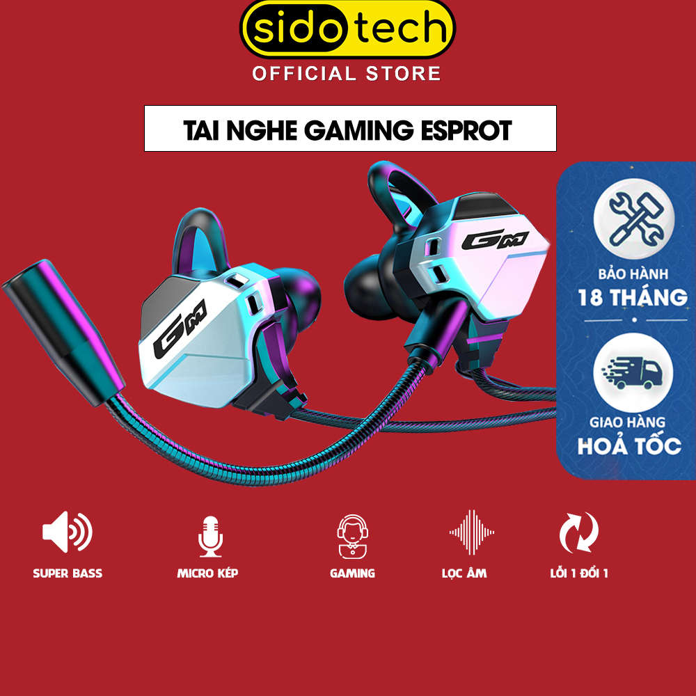 Tai nghe gaming cho điện thoại SIDOTECH G11 có mic chơi PUBG mobile ...